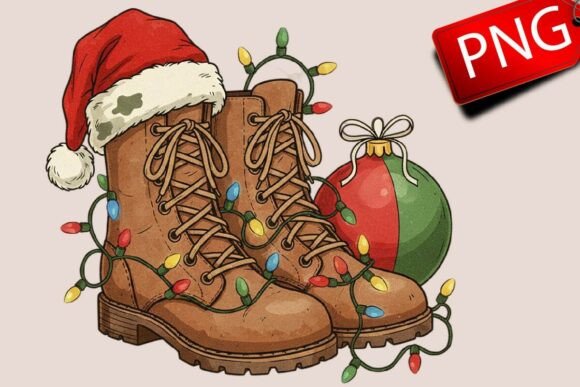 Army, Veteran Christmas Png: Illustrations for Branding