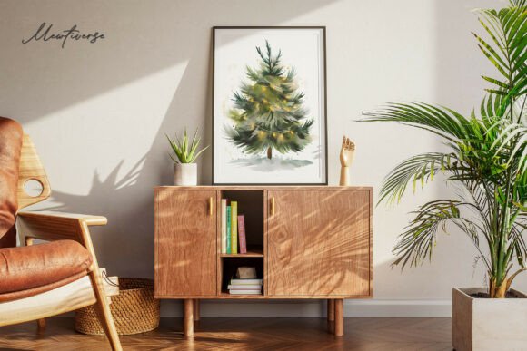 Lighted Pine: Christmas Tree Illustrations Review