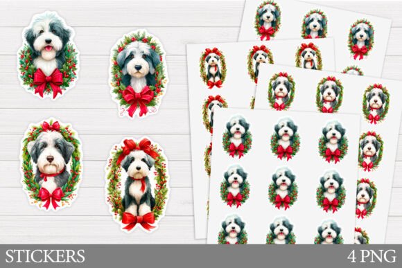 Review: Christmas Dog Sticker Illustrations