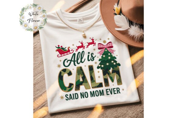 Reviewing All is Calm Christmas Mom Illustrations