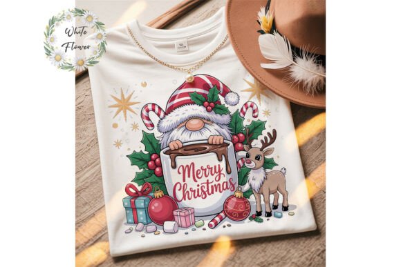 Reviewing Christmas Gnome Hot Cocoa PNG Clipart Illustrations
