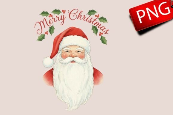 Reviewing Santa Merry Christmas Png Illustrations