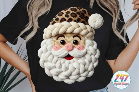 Santa Christmas Faux Yarn PNG Leopard Review
