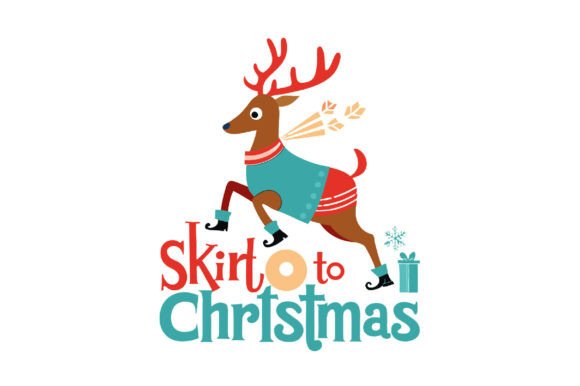 Skirt to Christmas PNG: Festive Illustrations for Blogs