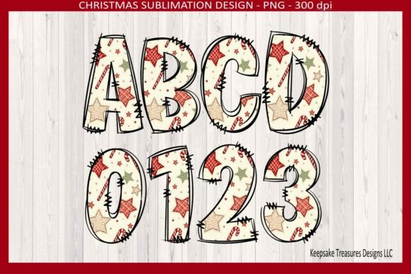 Star Bright Doodle Christmas Alpha Png: Editorial Illustrations